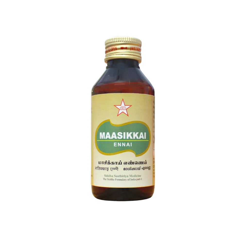 Maasikkai Ennai - SKM SIDDHA AND AYURVEDA - 100ml - 100 ml