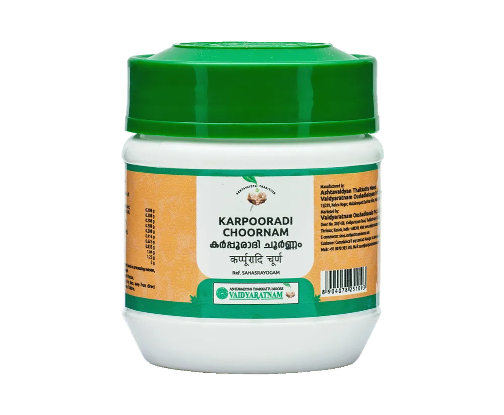 Karpooradi Choornam - 50GM - Vaidyaratnam