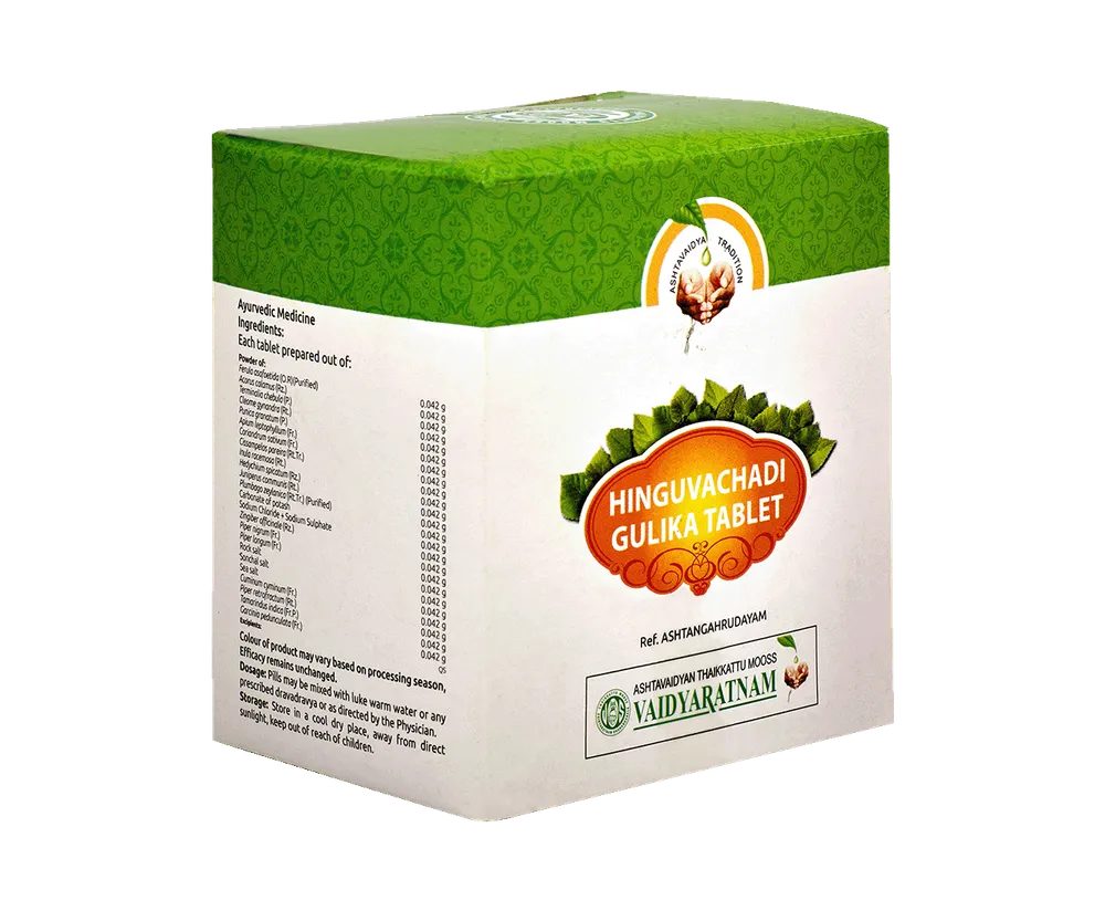 Hinguvachadi Gulika Tablet - 100 Nos - Vaidyaratnam