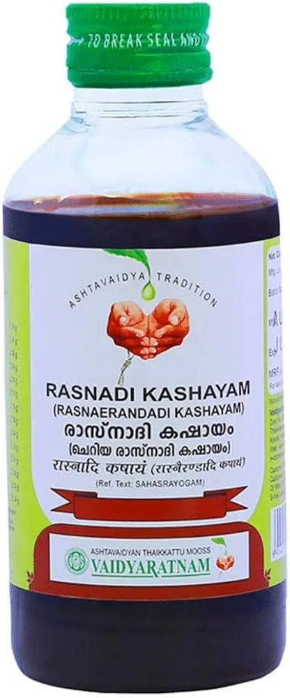 Rasnadi Kashayam (Rasnaerandadi Kashayam) - 200ML - Vaidyaratnam