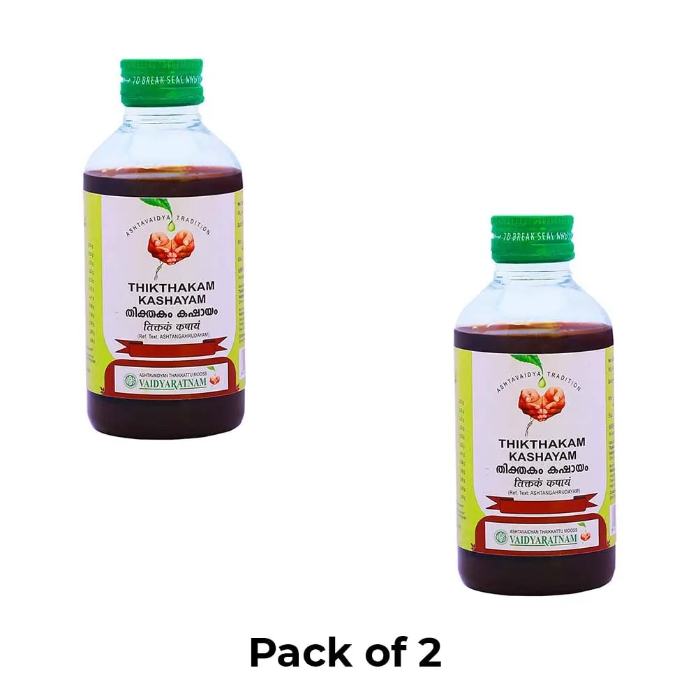 Thikthakam Kashayam - 200ML - Vaidyaratnam