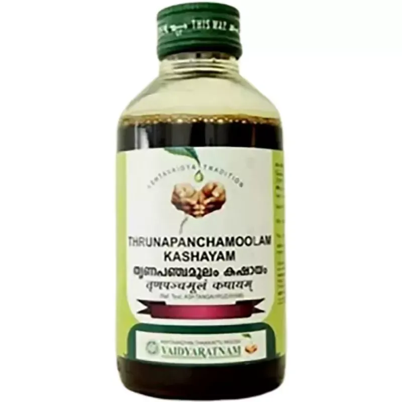 Thrunapanchamooladi Kashayam (Thrunapanchamoolam Kashayam) - 200ML - Vaidyaratnam