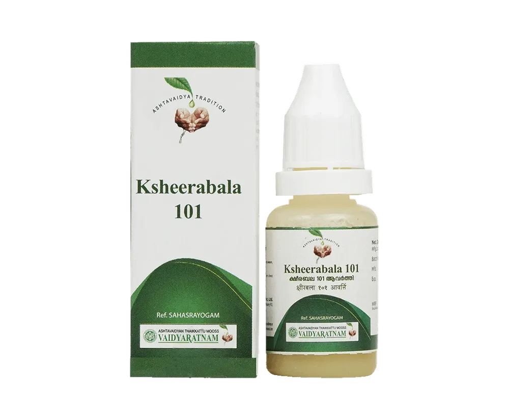 Ksheerabala 101 Aavarthi - 10ML - Vaidyaratnam