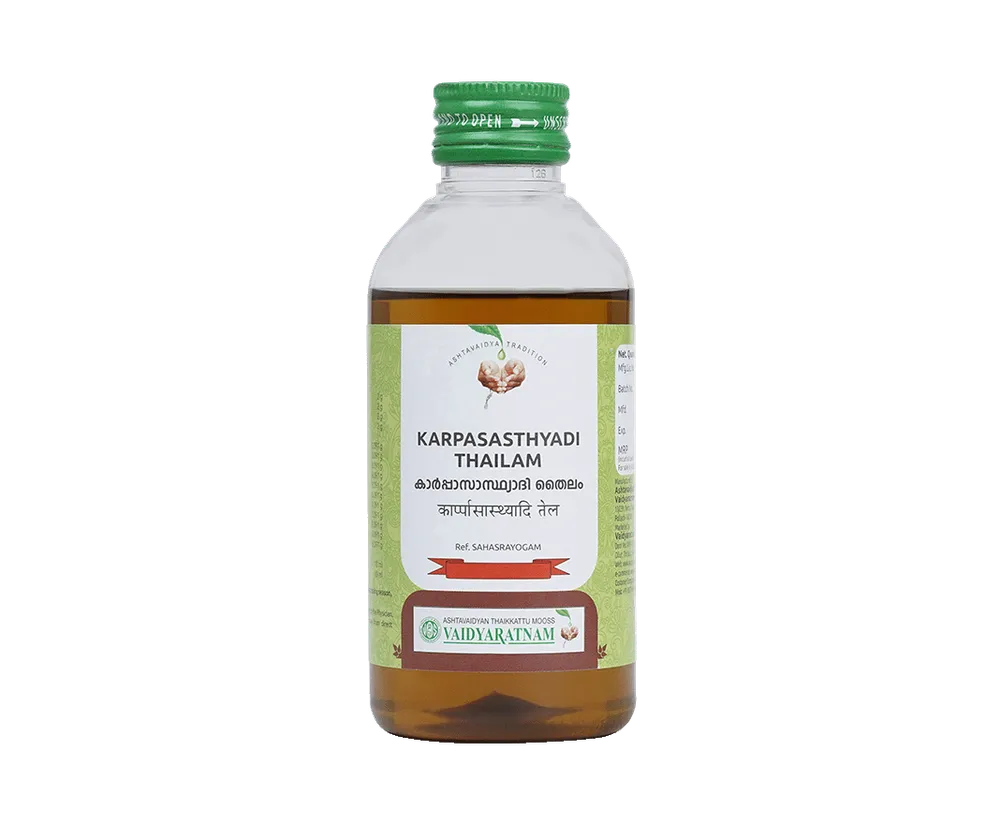 Karpasasthyadi Thailam Chikkanapakam - 200ML - Vaidyaratnam
