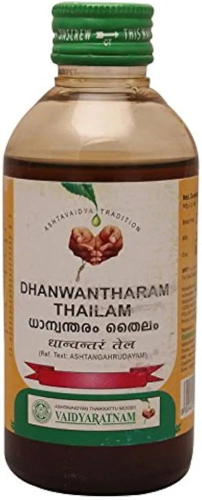 Dhanwantharam Thailam - Vaidyaratnam - 450ML