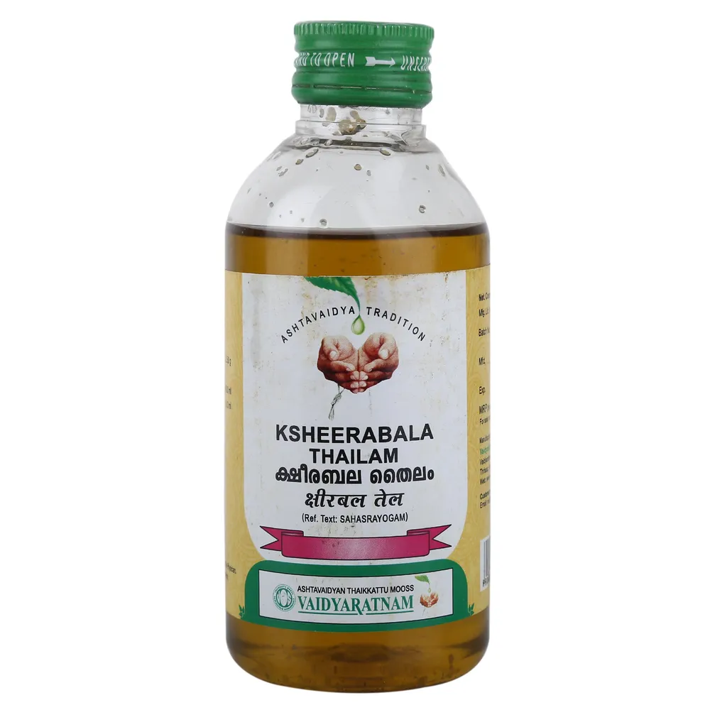 Ksheerabala Thailam - Vaidyaratnam - 5000ML