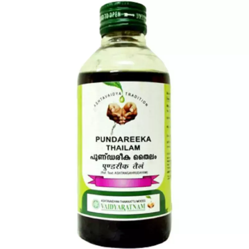 Prapundareekadi Thailam (Pundareeka Thailam) - 200ML - Vaidyaratnam