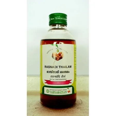 Rasnadi Thailam / Rasna Dasamooladi Thailam - 200ML - Vaidyaratnam