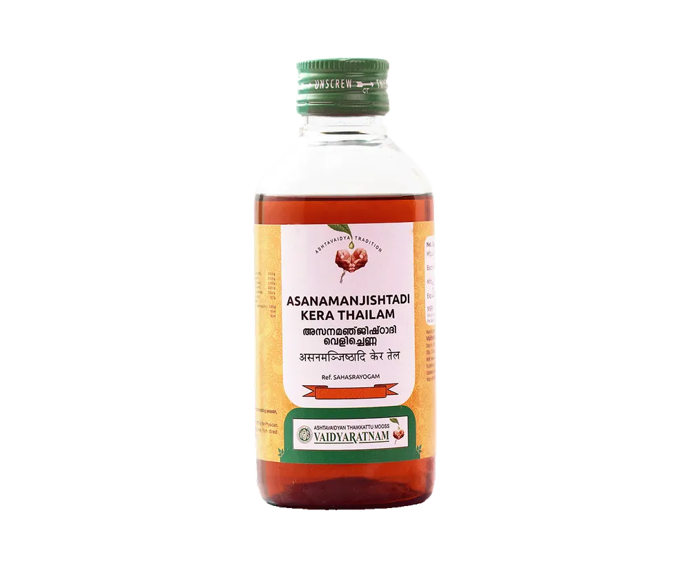 Asanamanjishtadi Kera Thailam - 200ML - Vaidyaratnam