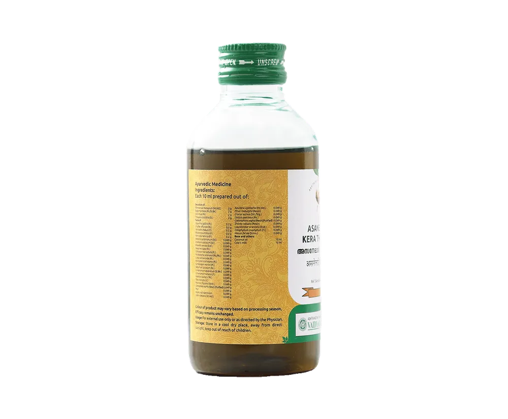 Asaneladi Kera Thailam - 200ML - Vaidyaratnam