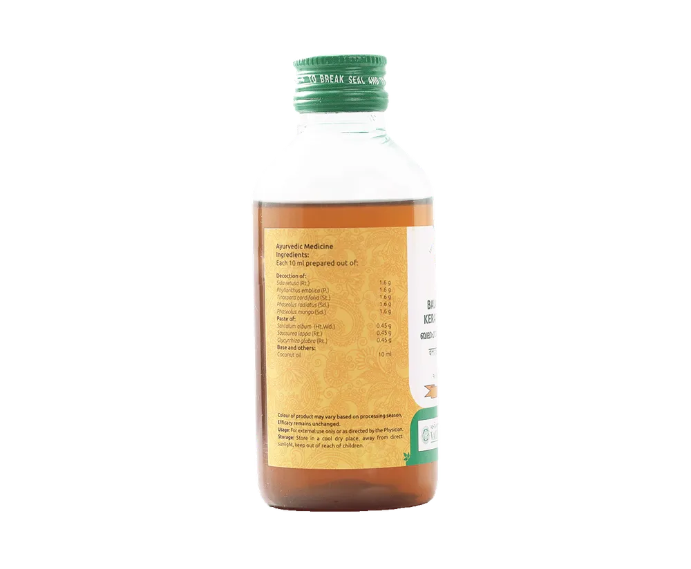 Balahatadi Kera Thailam - 200ML - Vaidyaratnam