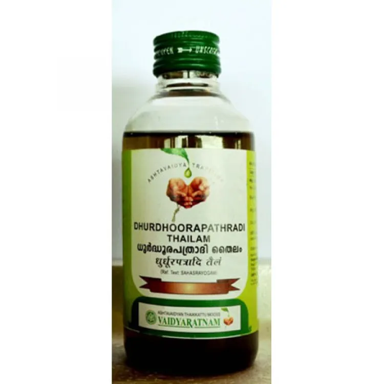 Dhurdhoorapathradi Kera Thailam - 200ML - Vaidyaratnam