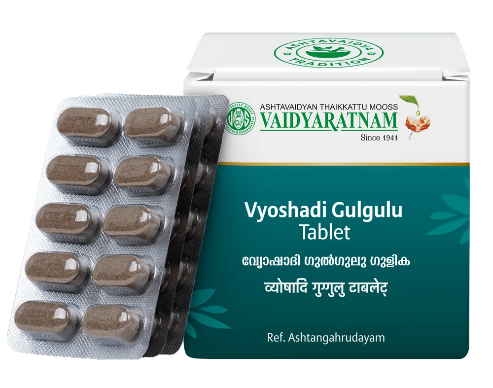 Vyoshadi Gulgulu Tablets - 100 Nos - Vaidyaratnam