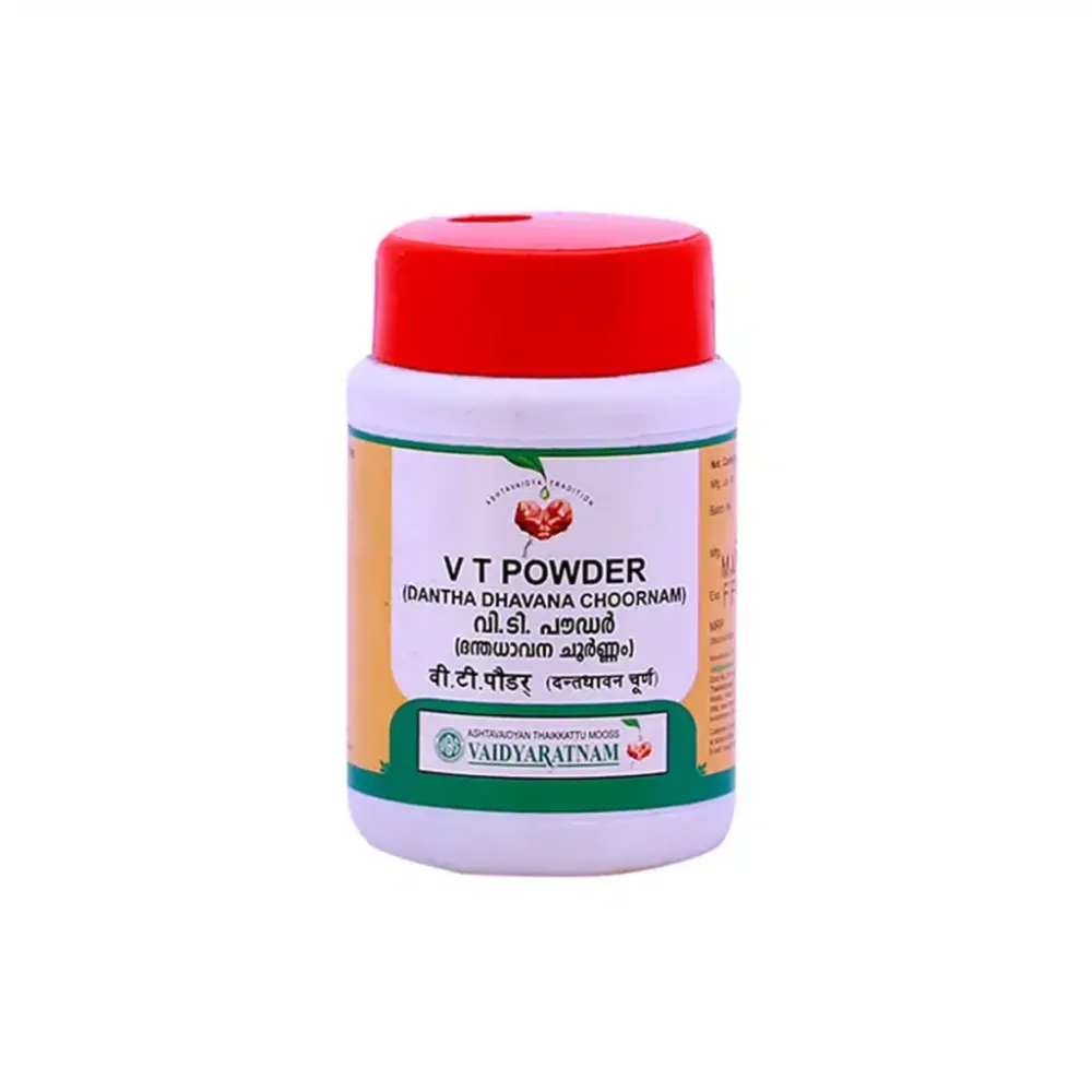 Vaidyaratnam Tooth Powder / Danthadhavana Choornam - 50GM