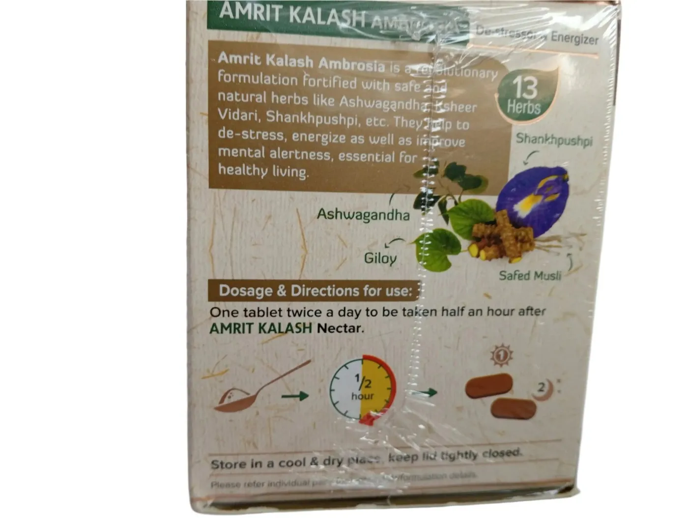 AMRIT KALASH - 60 Tablets and Leham (Combo Offer)