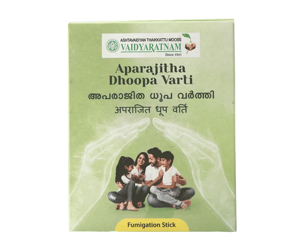 Aparajitha Dhoopa Varthi - 10 Nos - Vaidyaratnam