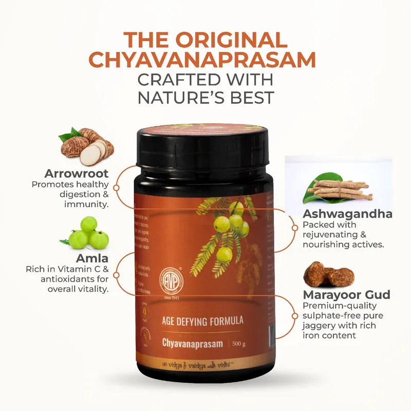 Chyavanaprasam 500 Gms | Immunity Booster & Overall Health | Ayurvedic Chyawanprash