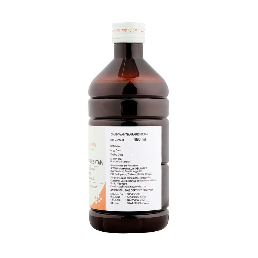 Dhanwanthararishtam - 450ml - Sitaram Ayurveda