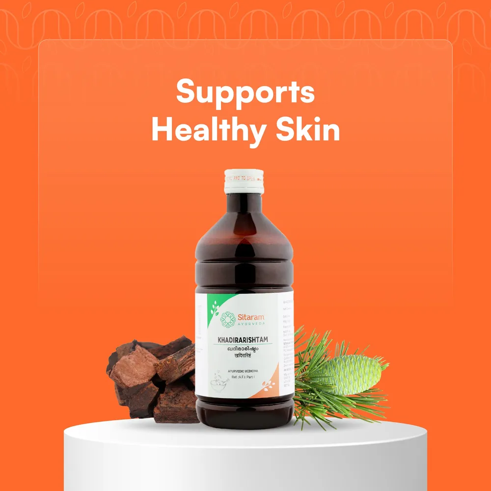 Khadirarishtam - 450ml - Sitaram Ayurveda