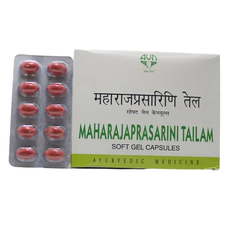 Maharajaprasarini Tailam Soft Gel Capsules -AVN -120 N