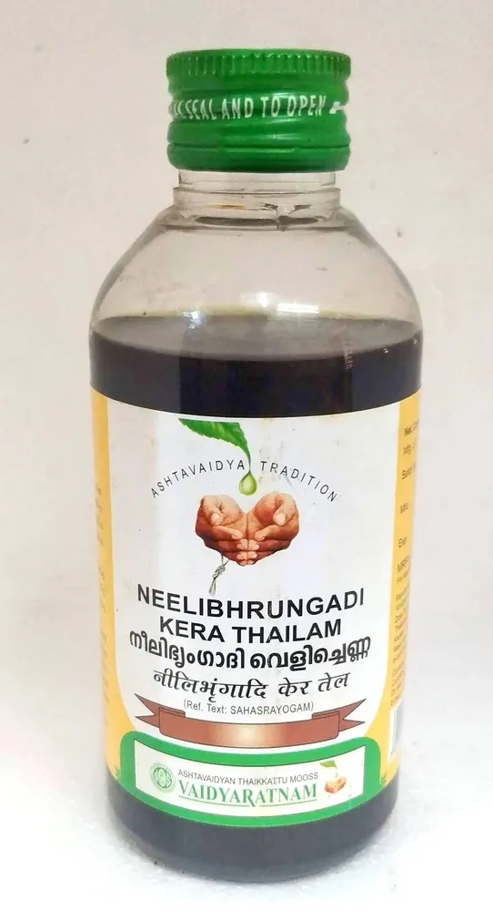 Neelibhrungadi Kera Thailam - 200 ML - Vaidyaratnam