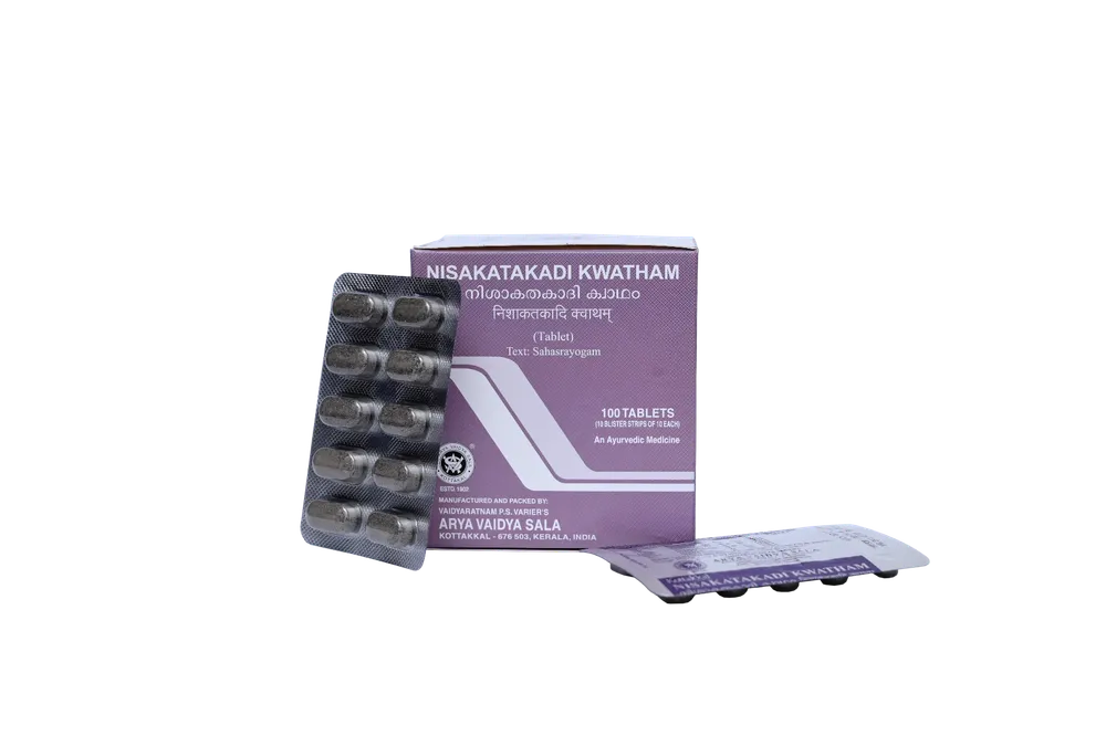 Nisakatakadi Kwatham Tablet - 100 Nos - Kottakkal Aryavaidyasala