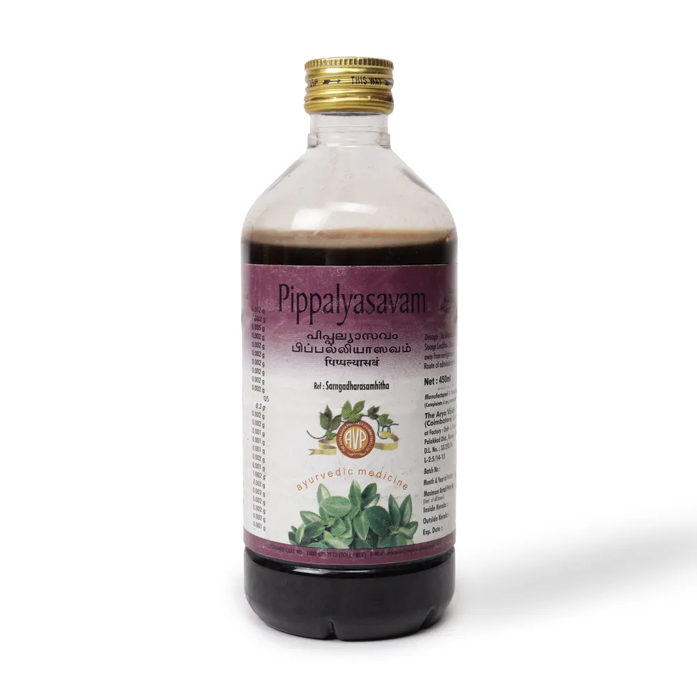 Pippalyasavam - 450ml - SKM SIDDHA AND AYURVEDA