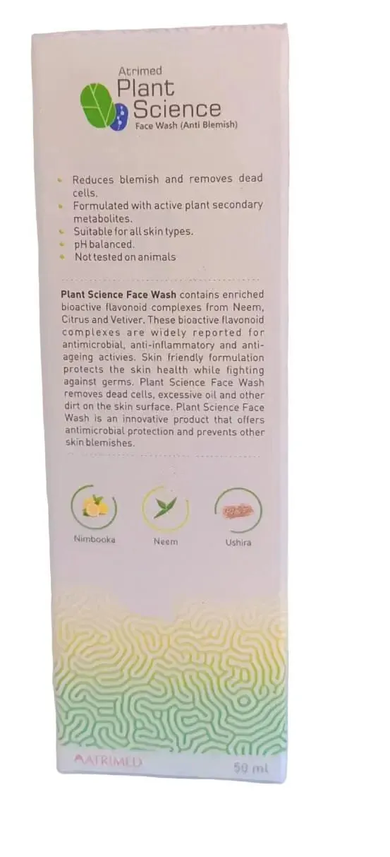Plant Science Face Wash - 50ml - Atrimed(Anti - Blemish Face Wash )