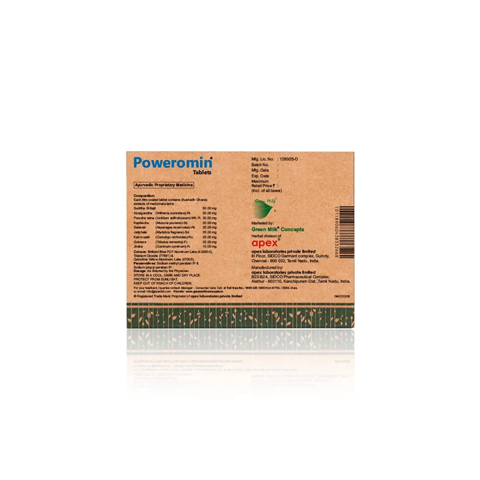 Poweromin Tablets by Green Milk