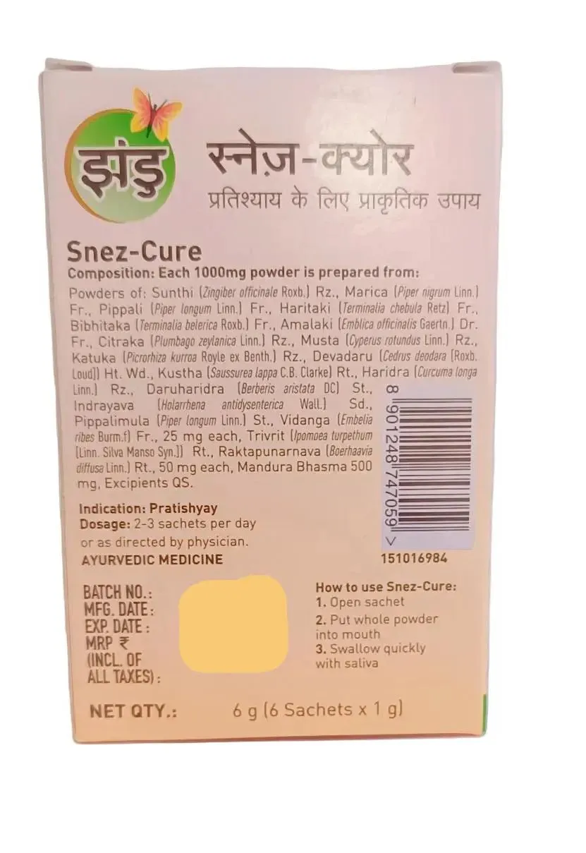 SNEZ CURE - 60 G - ZANDU