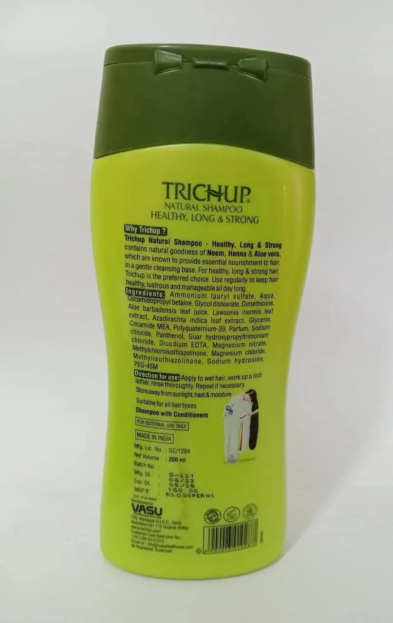 Trichup (Natural Shampoo ) - 200ml- Vasu Healthcare