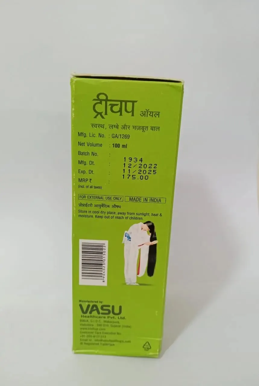 Trichup Oil - 100ml- Vasu Healthcare - 200ml