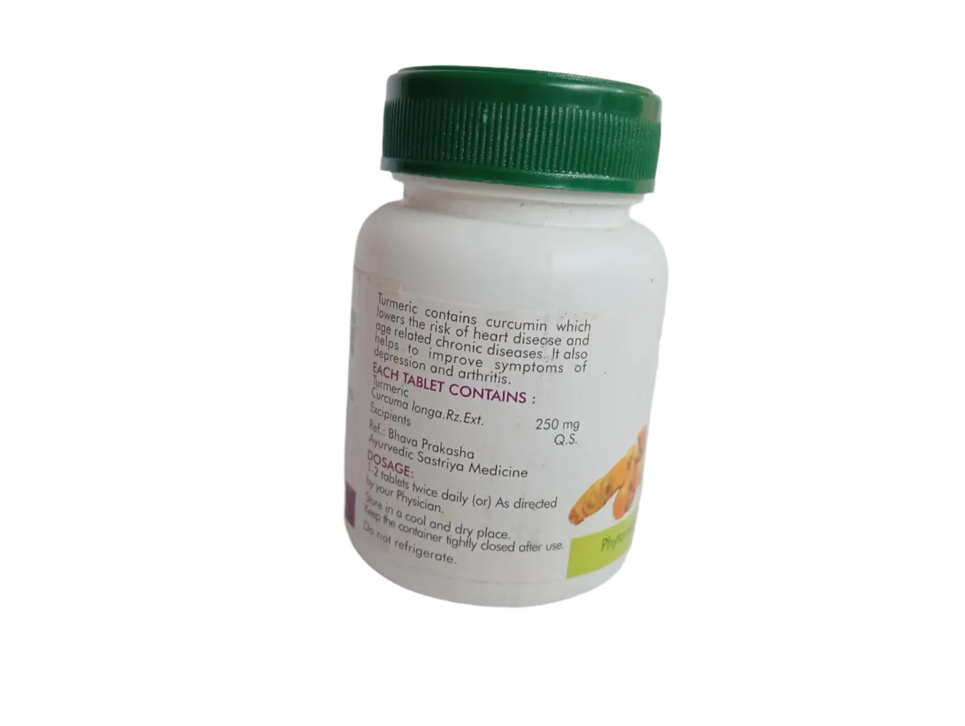 Turmeric Tablets - 60 Nos - SKM Herbodaya
