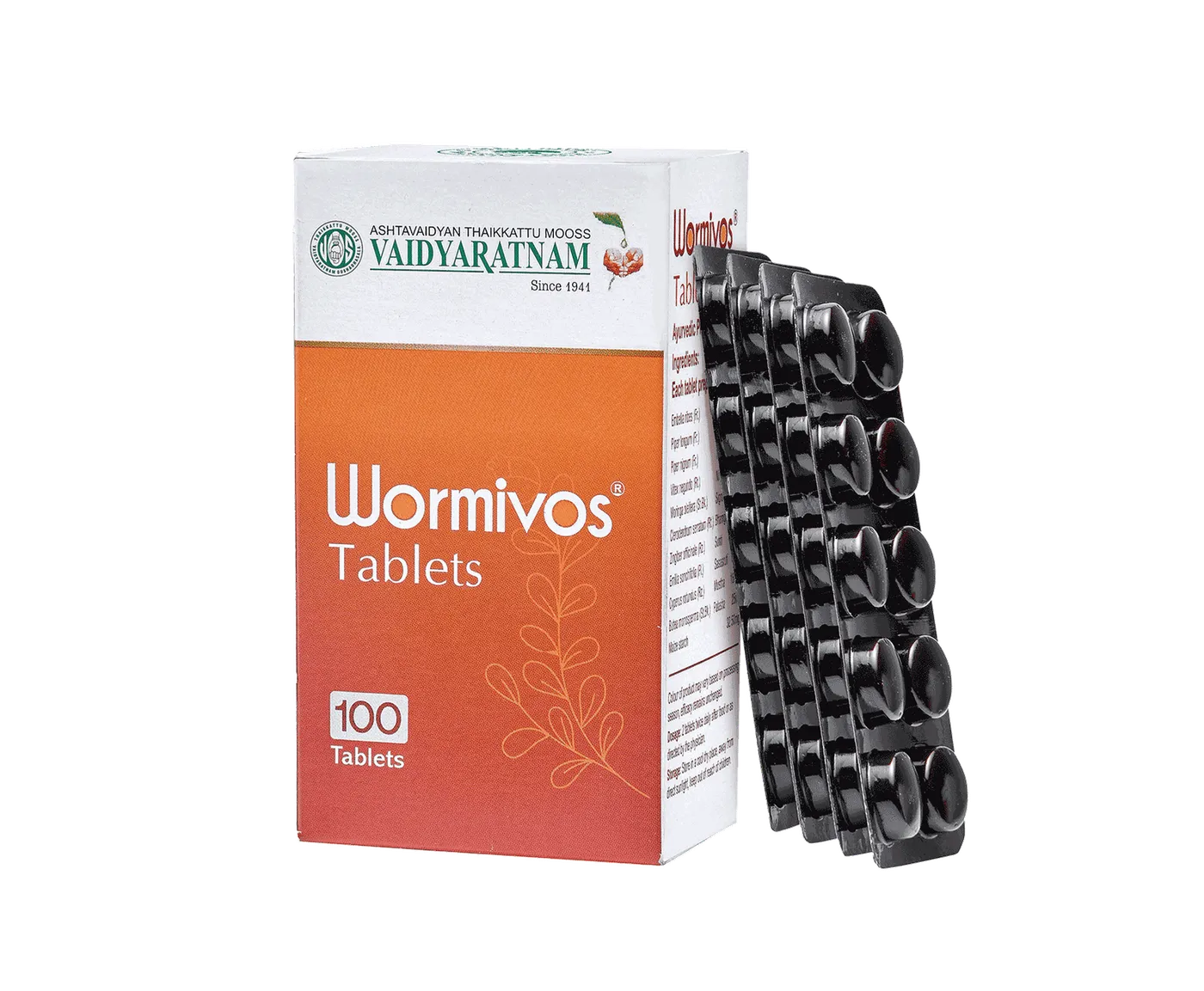WORMIVOS TABLET 10 NOS - VAIDYARATNAM
